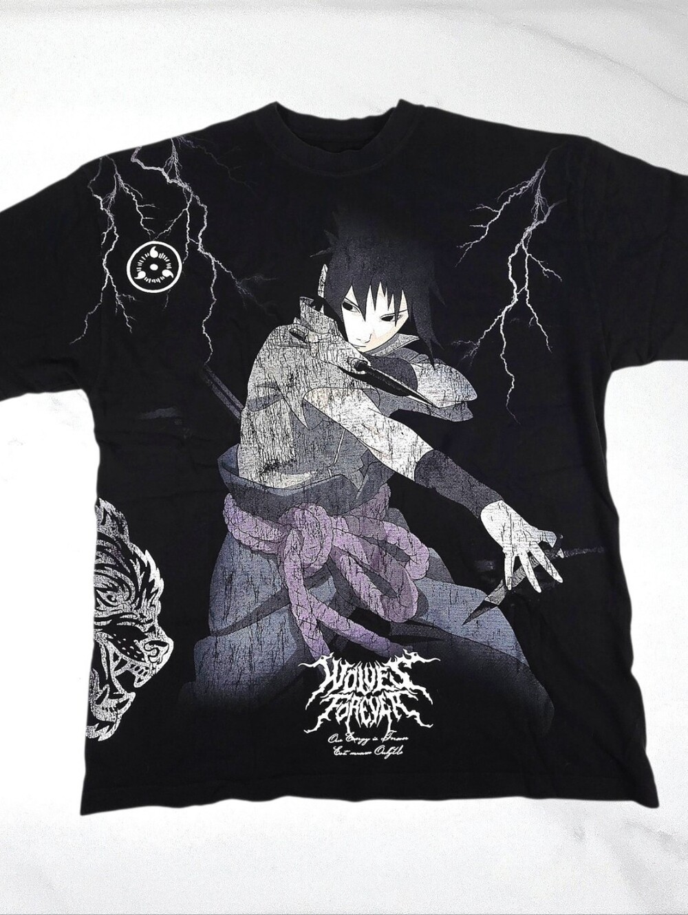 Darc Sport Naruto Sasuke Side by Side Oversized Premium Tee • Small
